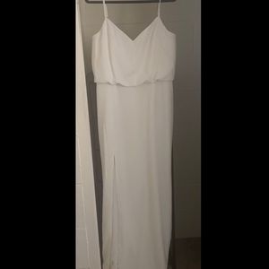 XL dress the population wedding dress.